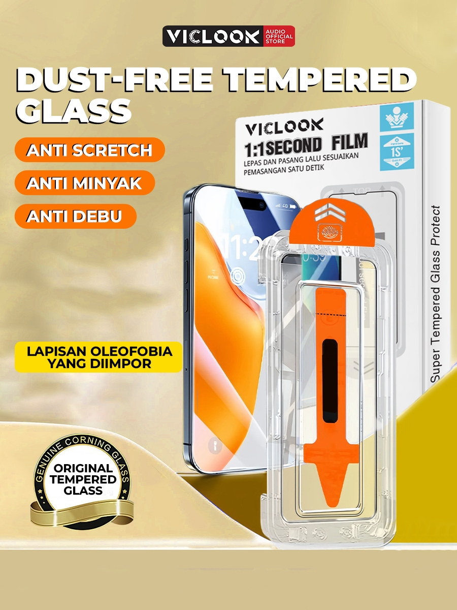 VICLOOK Privacy Glass iPhone 11-17