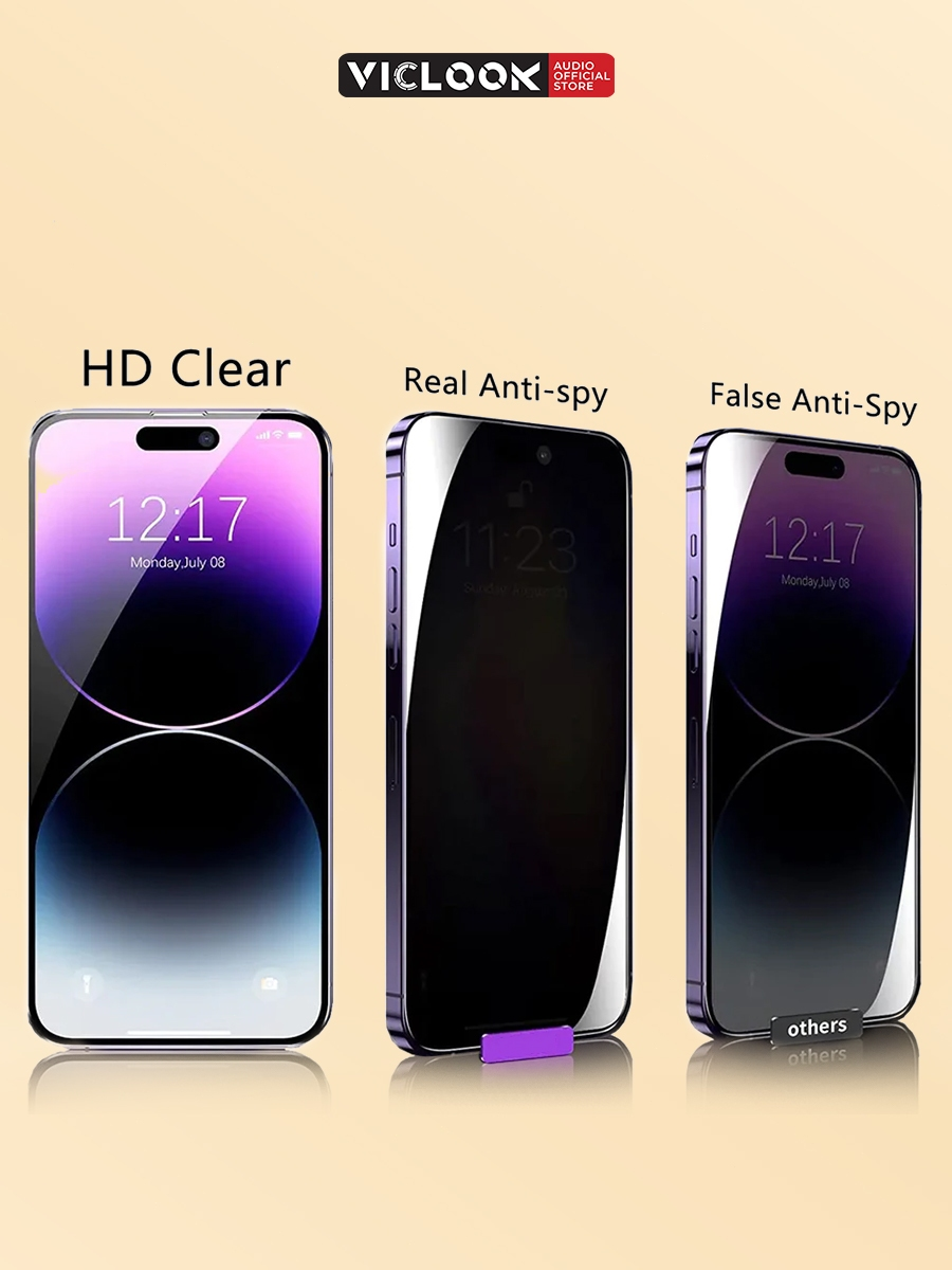 VICLOOK Privacy Glass iPhone 11-17