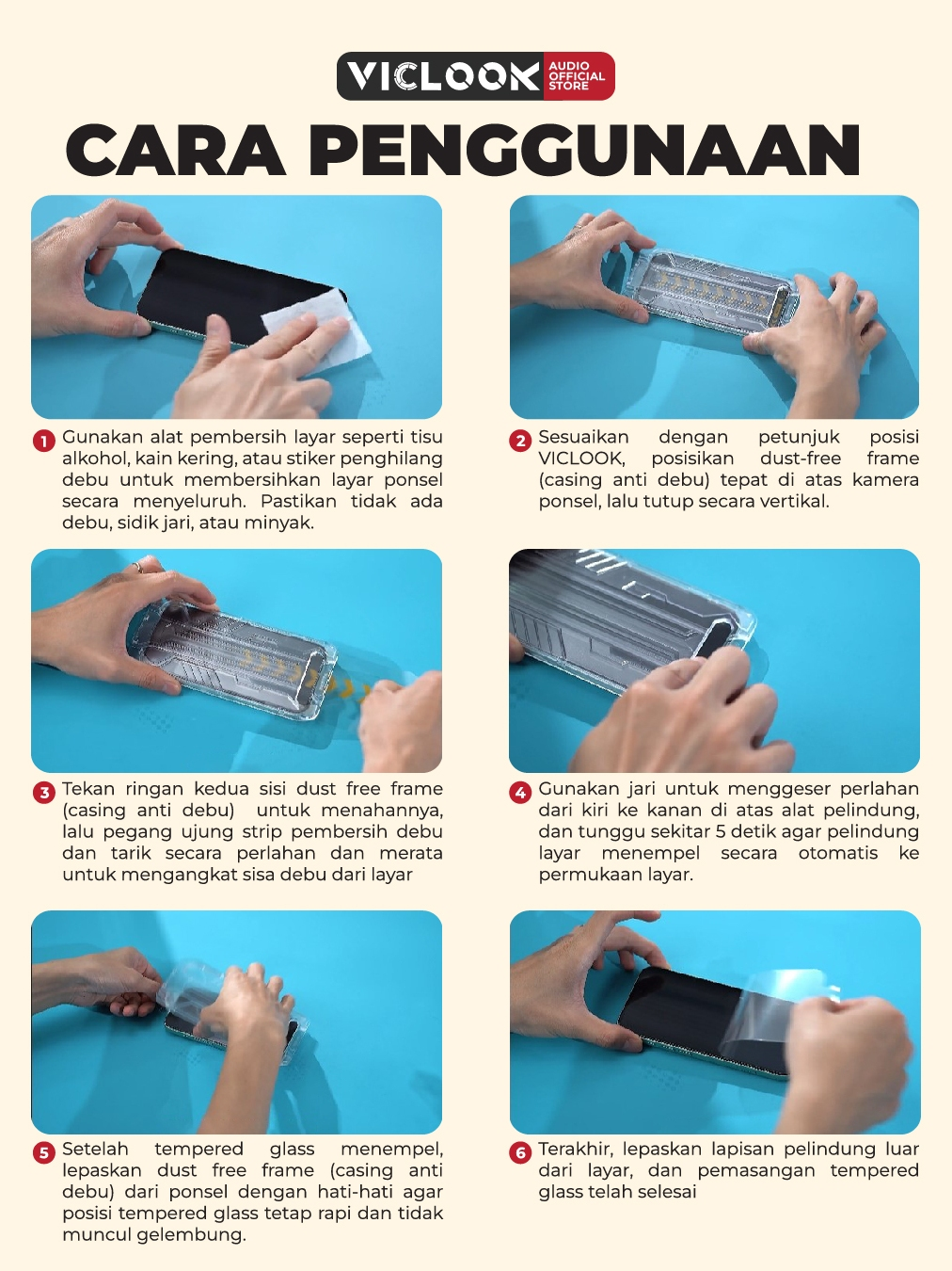 VICLOOK Privacy Glass iPhone 11-17