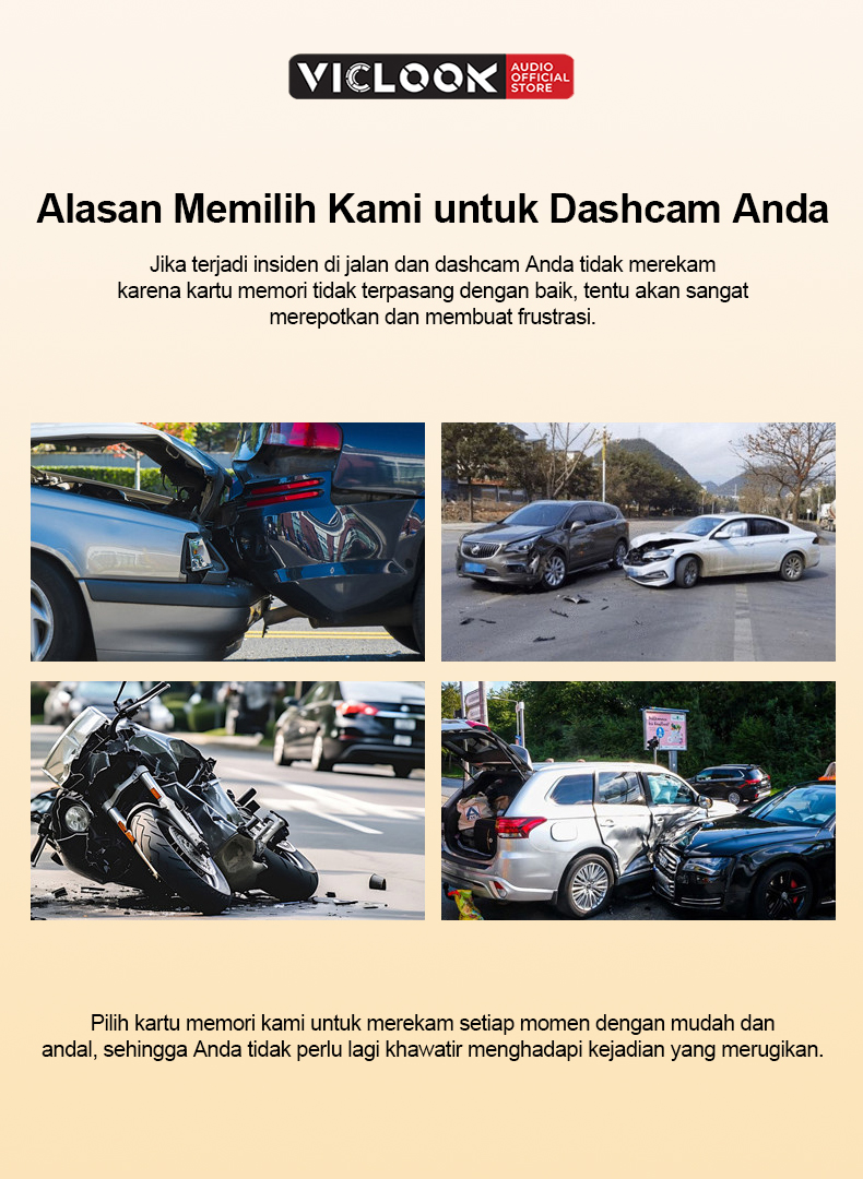 VICLOOK Kartu Memori Micro