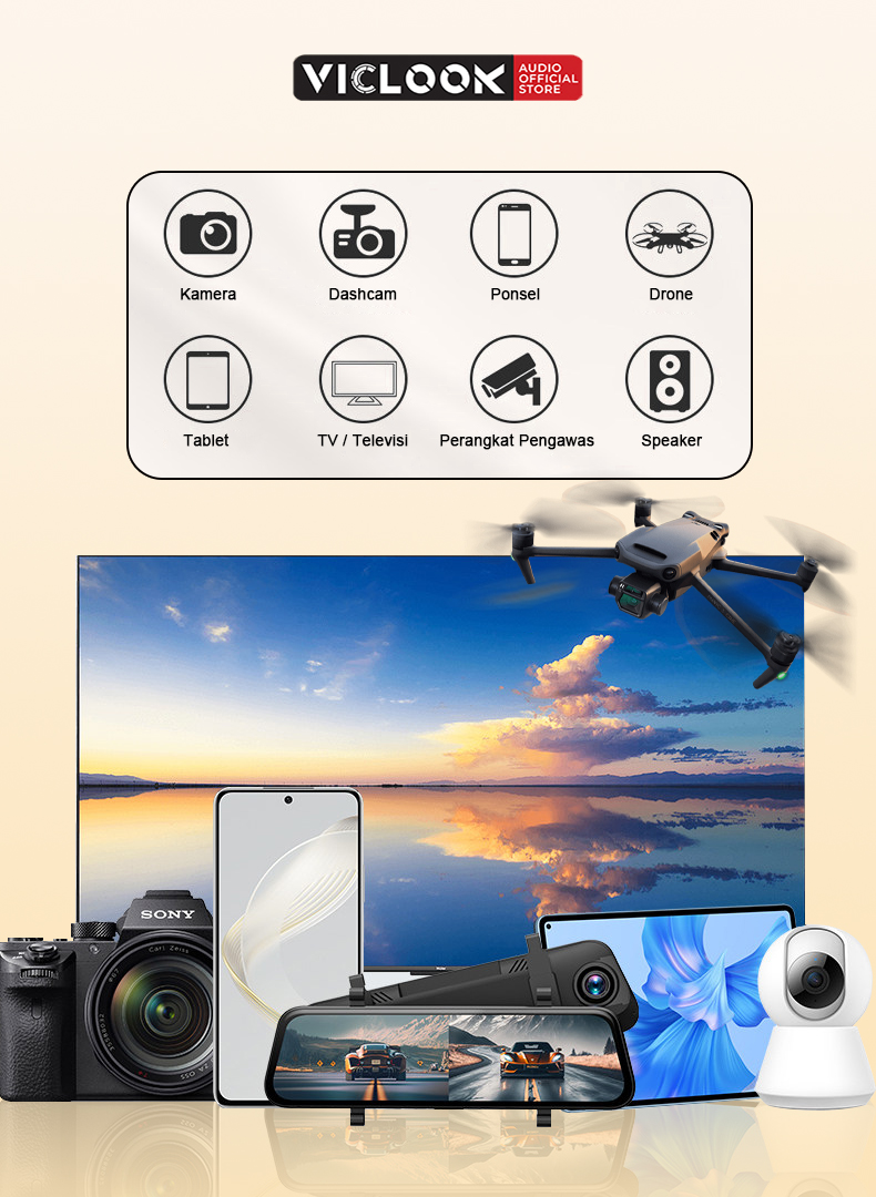 VICLOOK Kartu Memori Micro