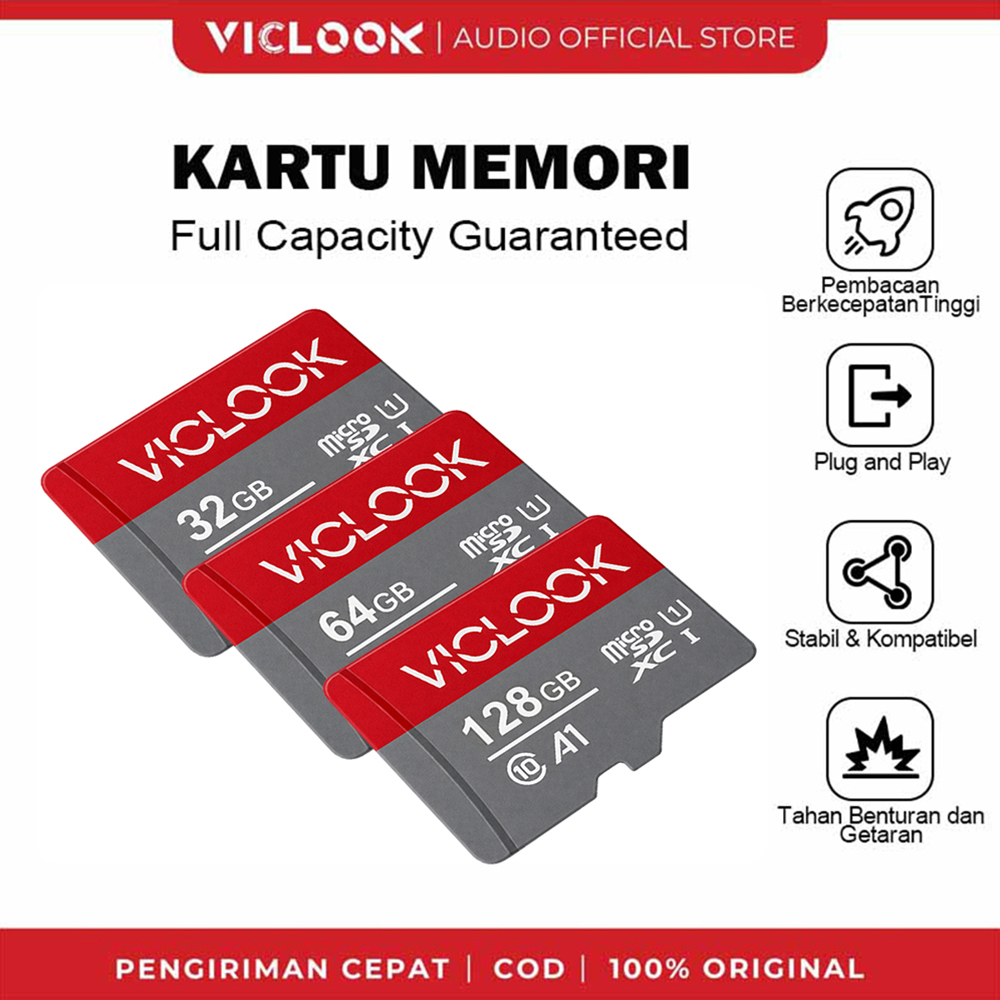 VICLOOK Kartu Memori Micro