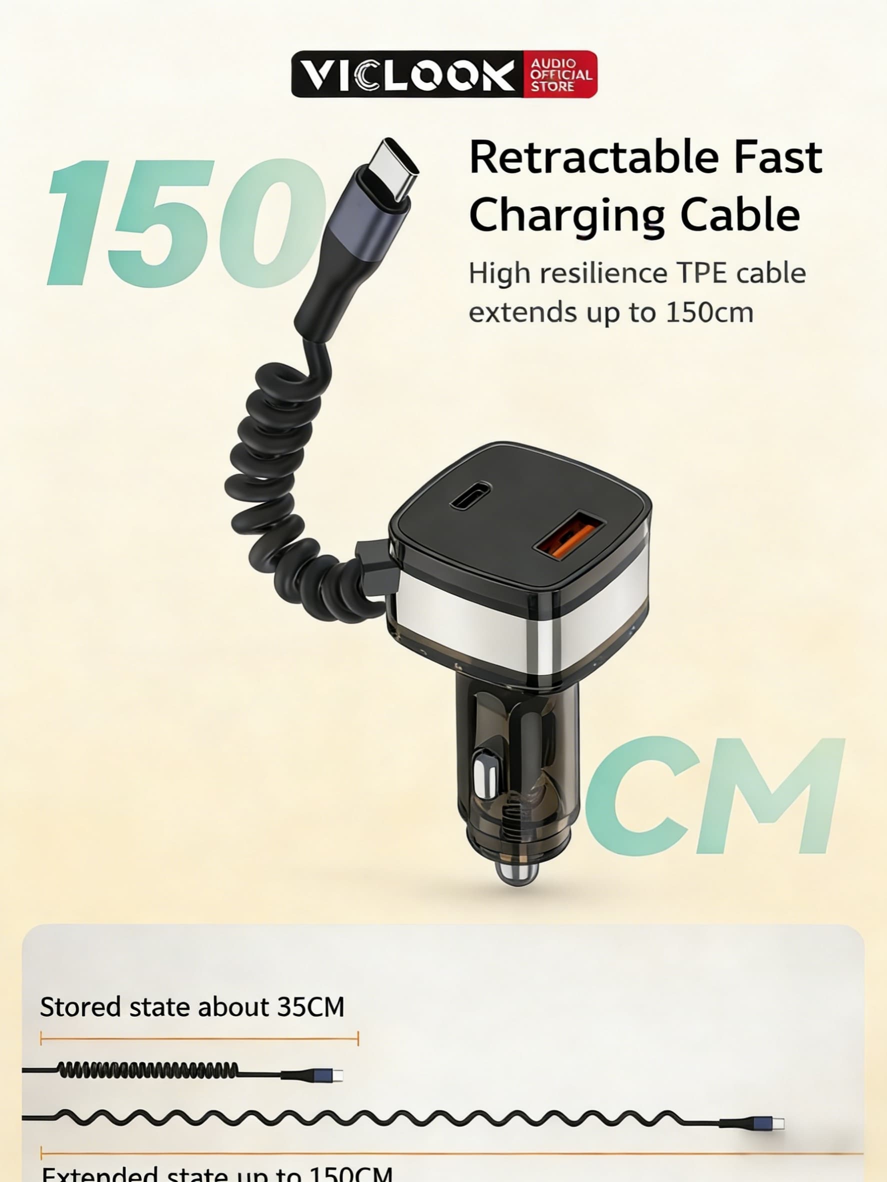 VICLOOK Car Charger