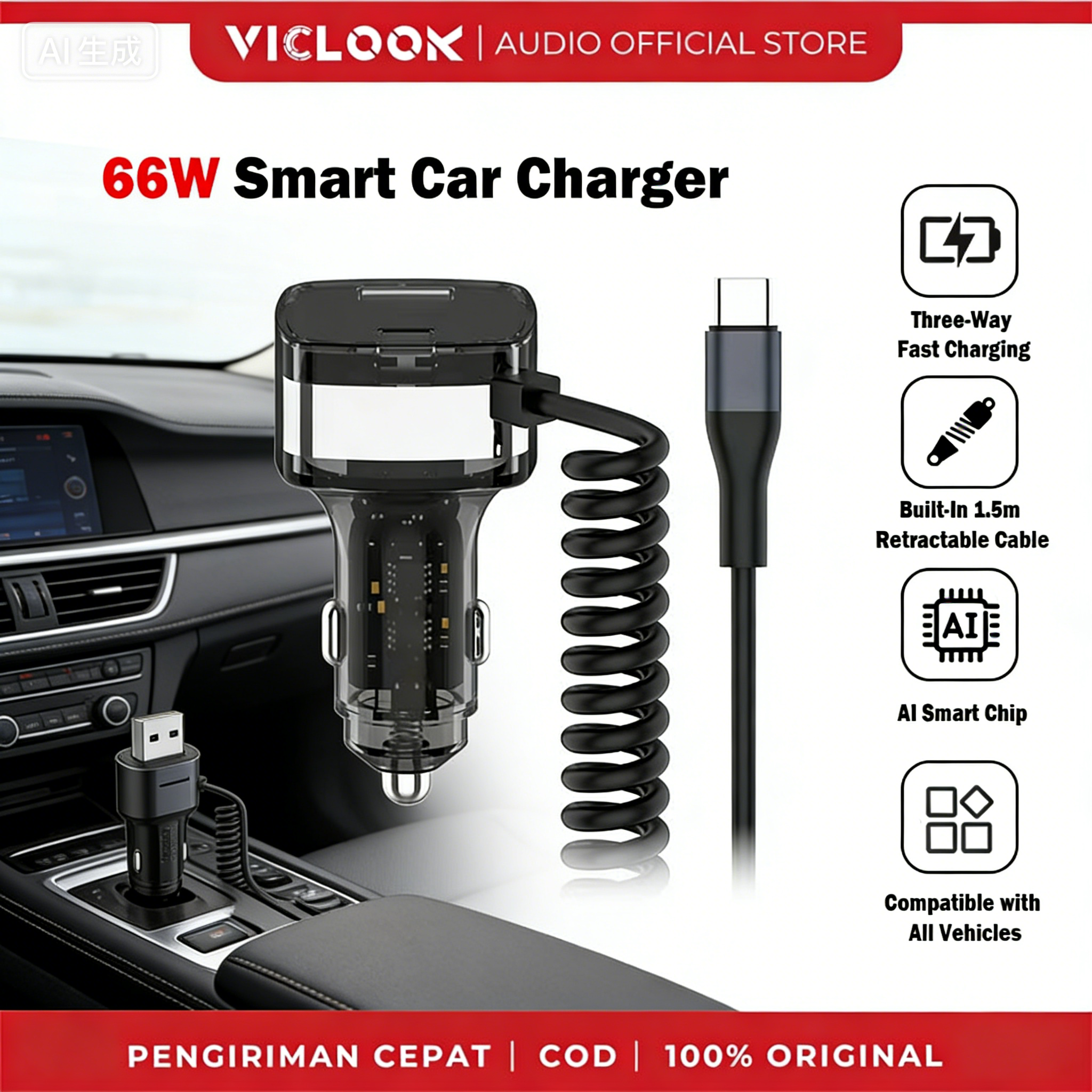 VICLOOK Car Charger