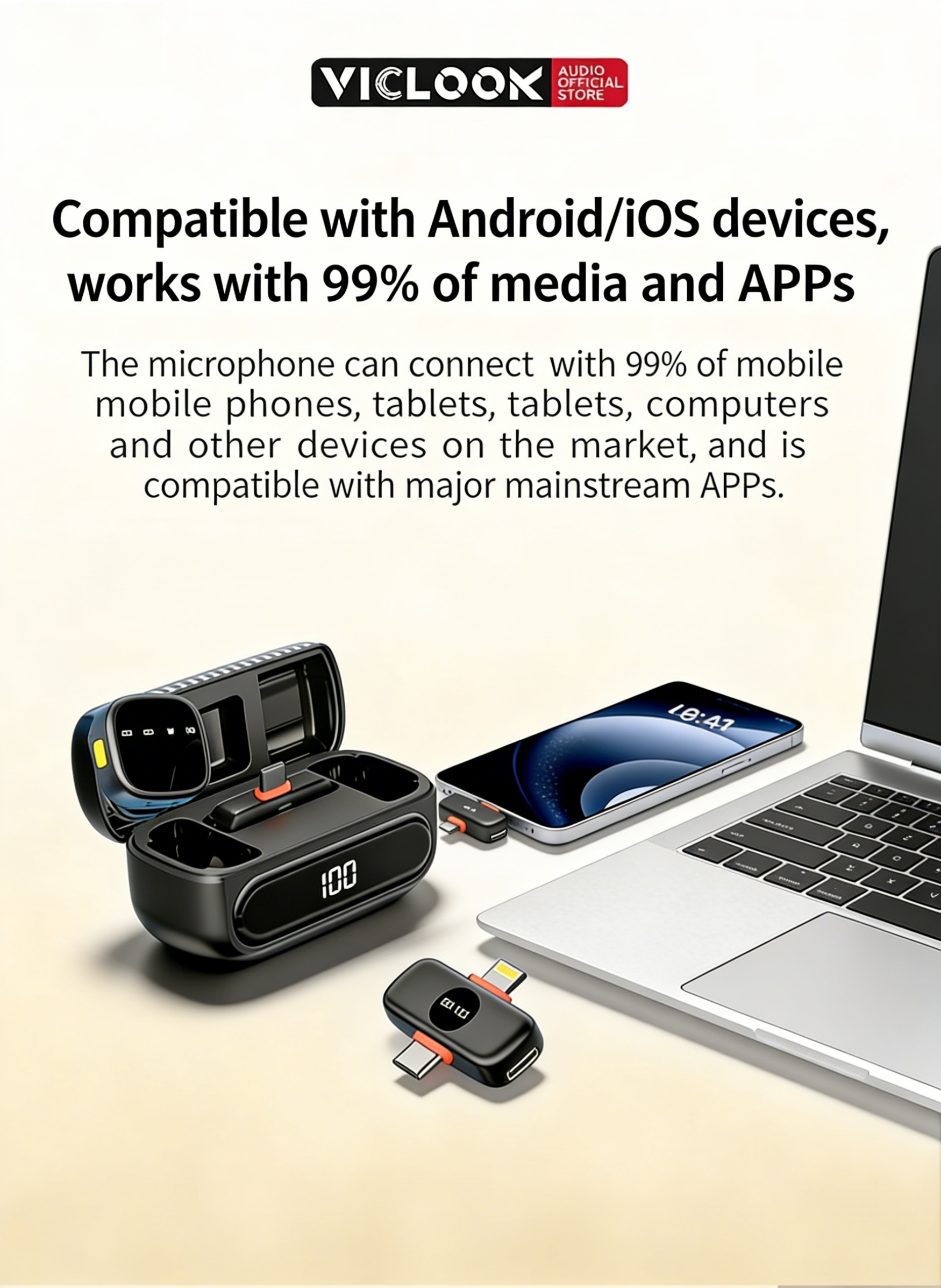 VICLOOK Microphone iPhone