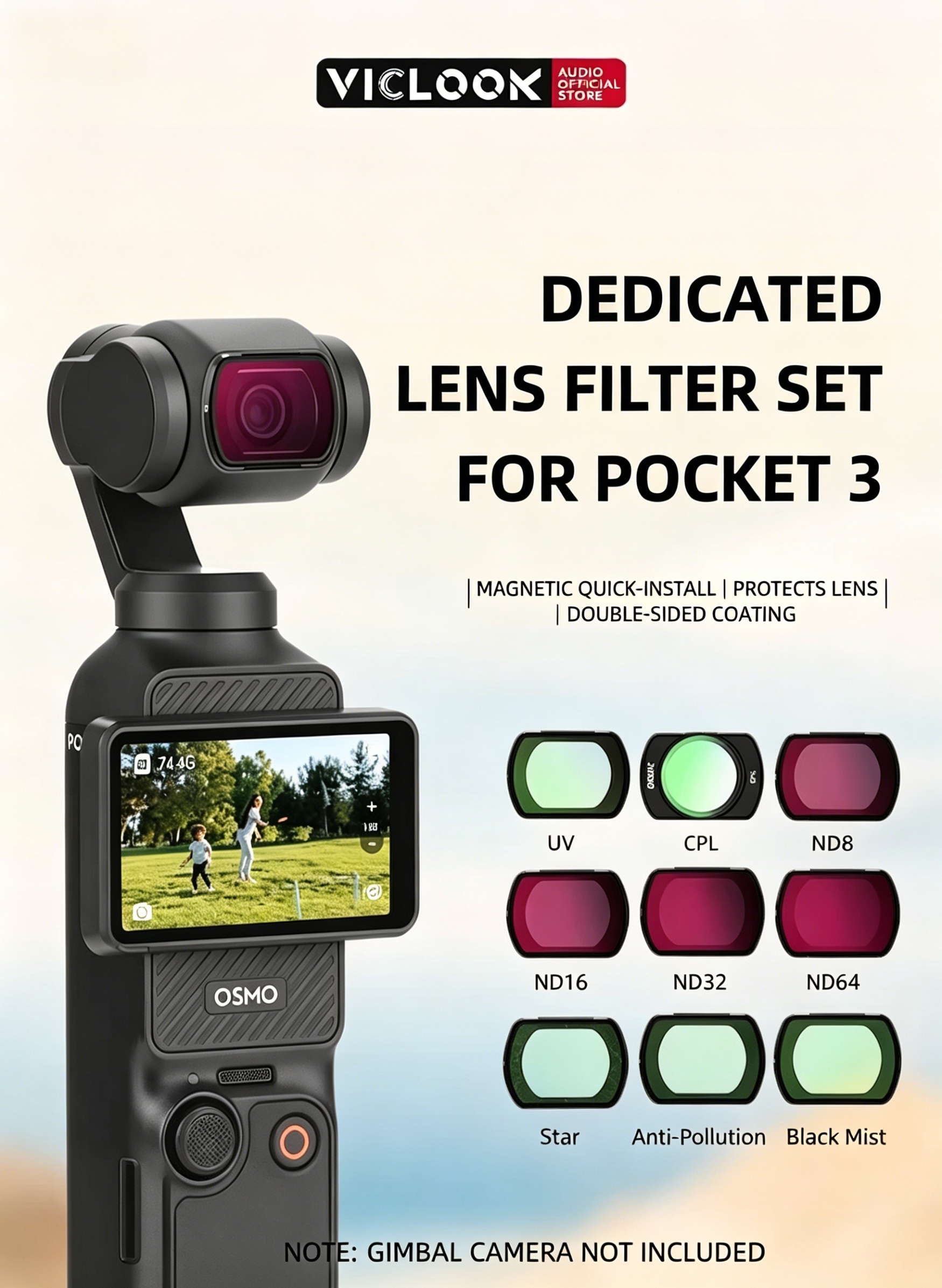 VICLOOK Lens Filter DJI Pocket