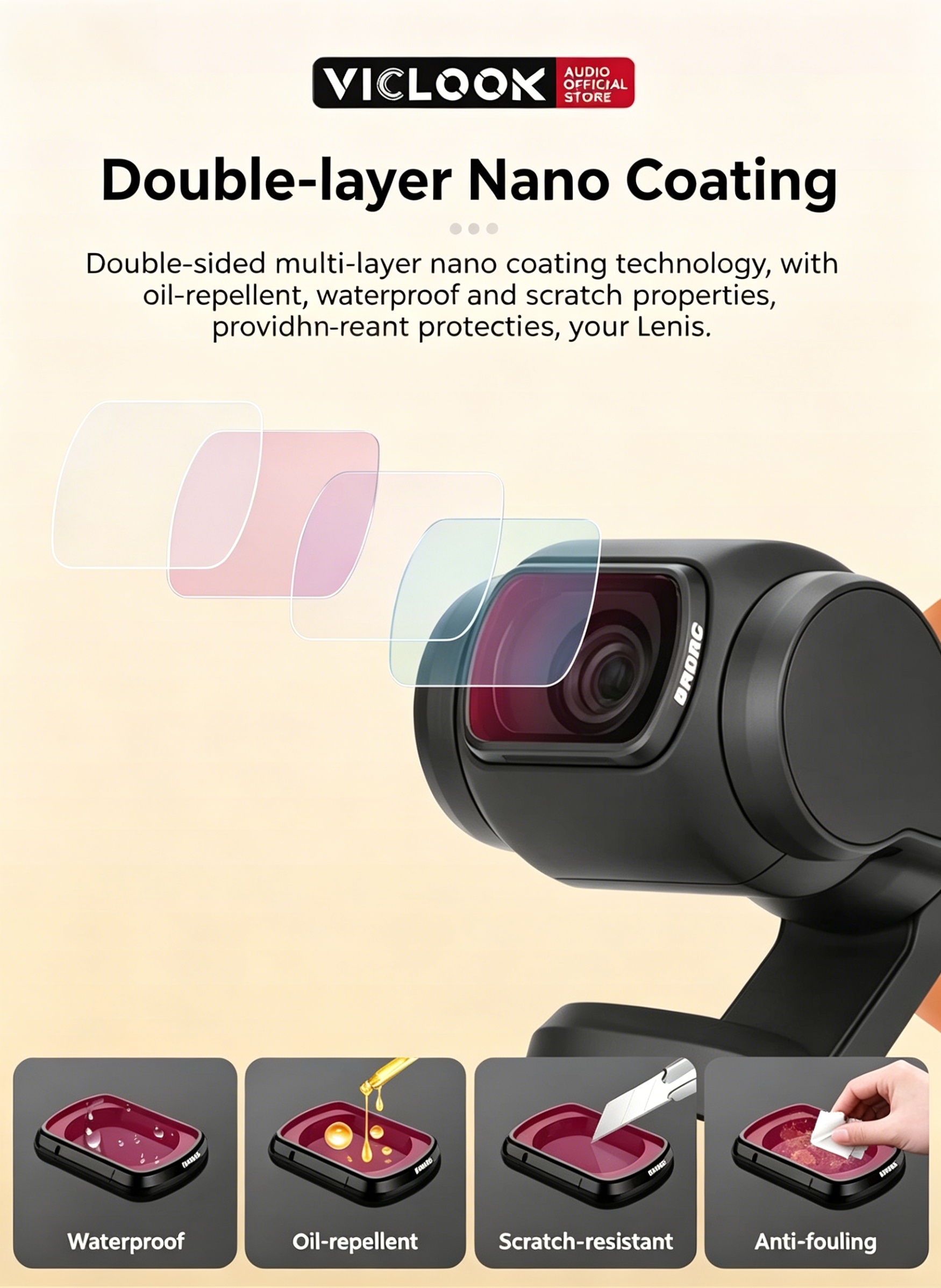 VICLOOK Lens Filter DJI Pocket