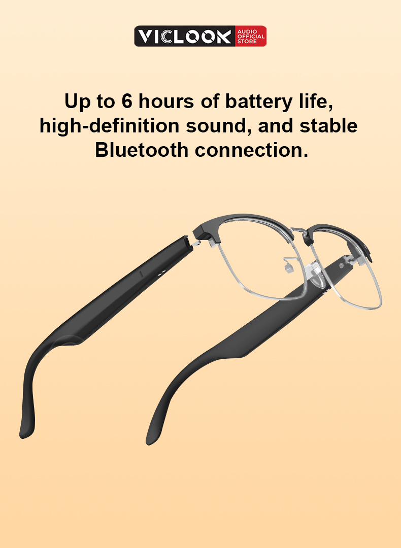 VICLOOK Bluetooth Glasses IPX4