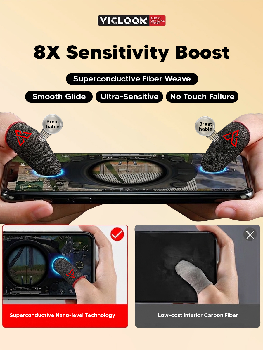 VICLOOK Gaming Finger Sleeve