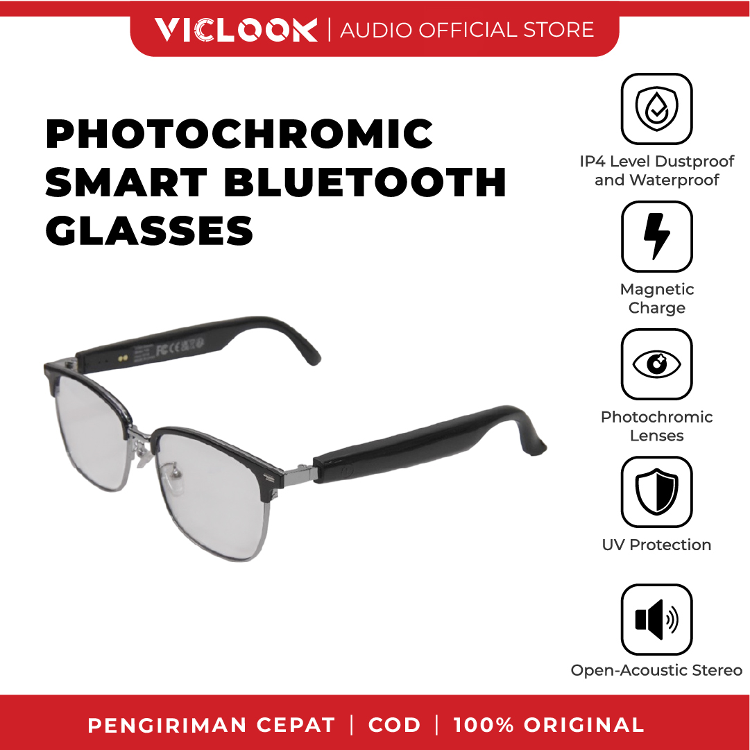 VICLOOK Bluetooth Glasses IPX4
