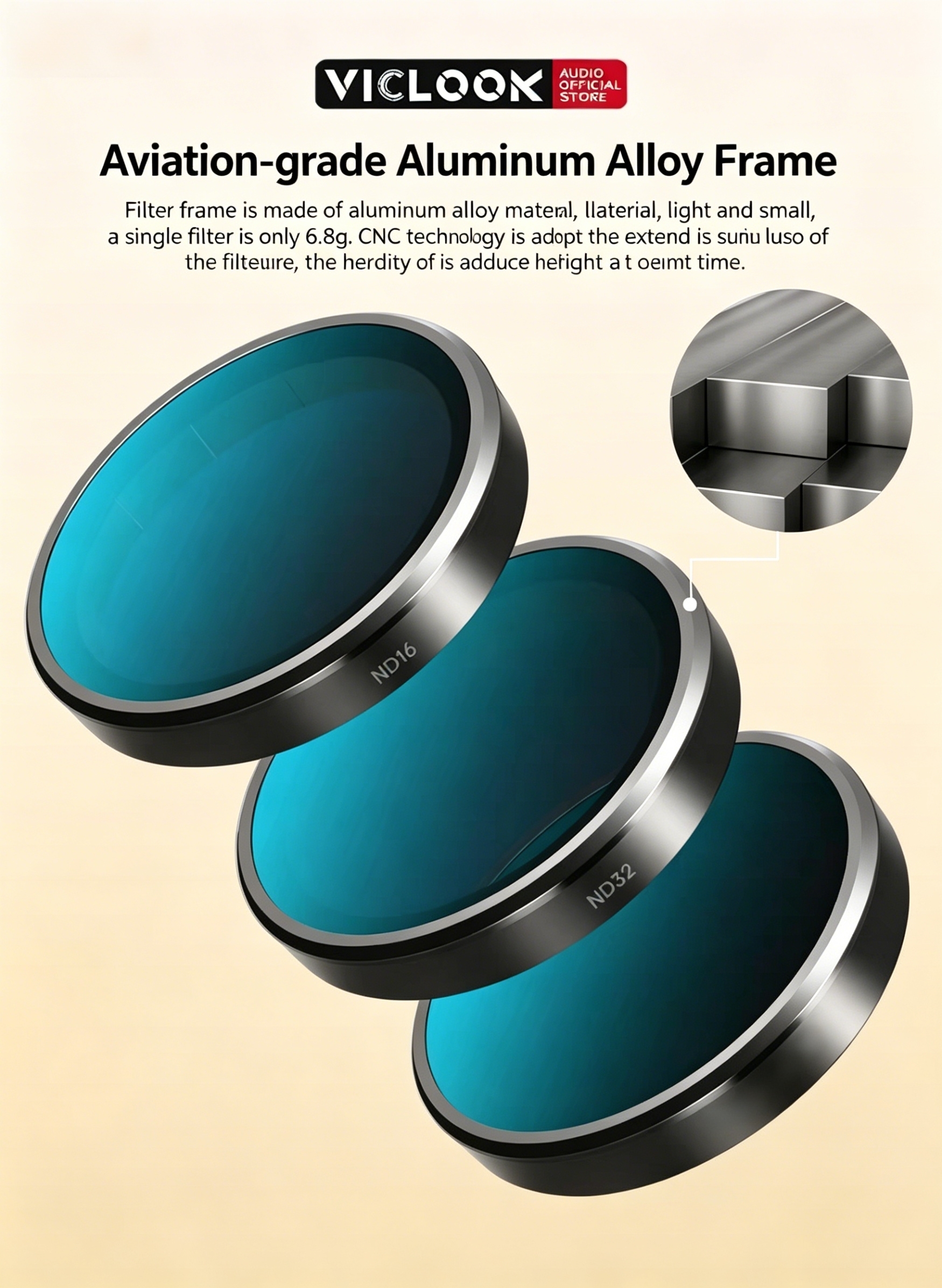 VICLOOK Lens Filter DJI Action