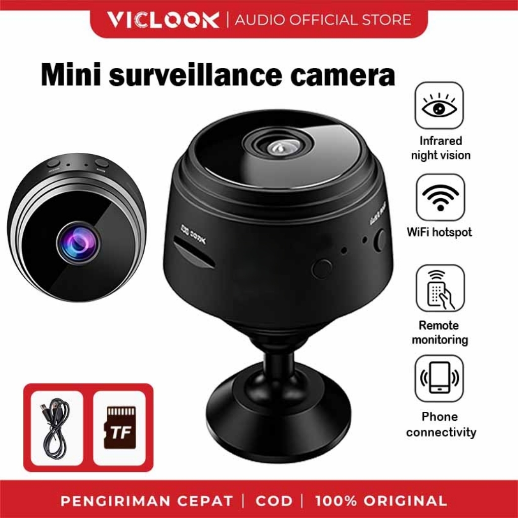 A9 MINI CCTV Black
